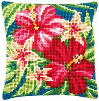 Набор для вышивания подушки Ботанические цветы  VERVACO PN-0179963