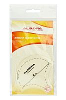 Линейка для пэчворка Черепица 8 см Aurora AU-6187