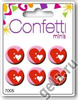 Пуговицы Mini Confetti Hearts
