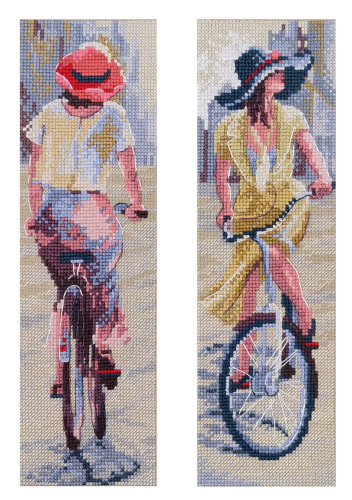 Набор для вышивания Леди на велосипеде Марья Искусница 21.003.15 смотреть фото