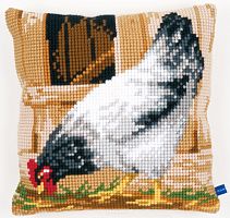Набор для вышивания подушки Серая курица VERVACO PN-0148109