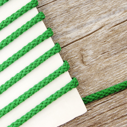 Фото шнур хлопковый цвет зеленый 5.3 мм pega 8421684168845 на сайте ArtPins.ru