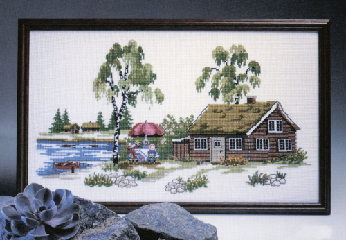 Набор для вышивания Норвежский дом OEHLENSCHLAGER 73-33193 смотреть фото