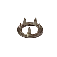 Составная часть кнопки Джерси - кольца зубчатые никелированная латунь Prym 380362