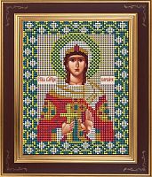 Икона Святая великомученица Варвара набор для вышивания бисером Galla Collection М270