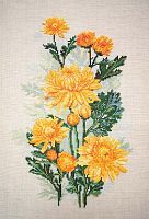 Набор для вышивания Желтые хризантемы Марья Искусница 04.004.06