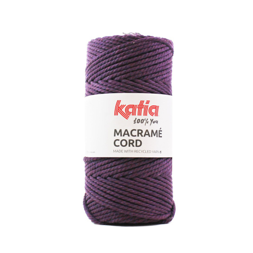 Пряжа Macrame Cord 65% хлопок 25% полиэстер 10% прочие волокна 500 г 100 м KATIA 1230.109 фото