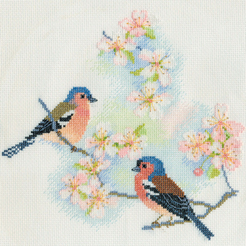 Набор для вышивания Chaffinches & Blossoms смотреть фото