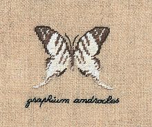 Набор для вышивания:PAPILLON GRAPHIUM Бабочка GRAPHIUM 3623