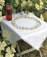 Набор для вышивания Anchor скатерть Summer Flowers Table 65*65 см MEZ Венгрия 9240000-09333