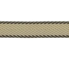 Тесьма ременная (стропа) PEGA небелёная с серыми краями 20 мм
