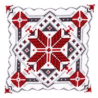 Набор для вышивания подушки Скандинавская звезда II VERVACO PN-0146120