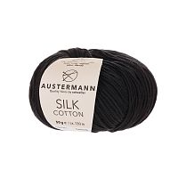 Пряжа Silk Cotton 70% хлопок 30% шелк 50 г 130 м Austermann 90301-0002