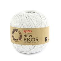 Пряжа New Ekos 55% переработанный полиэстер 42%  переработанный хлопок 3% пр. волокна 50 г 55 м KATIA 1325.100