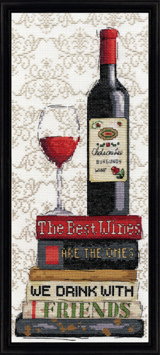 Набор для вышивания Красное вино DESIGN WORKS 2982 смотреть фото
