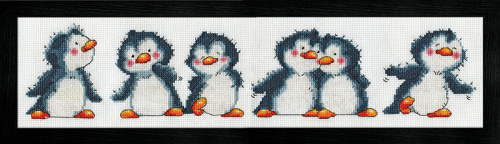 Набор для вышивания Пингвиний ряд DESIGN WORKS 3253 смотреть фото
