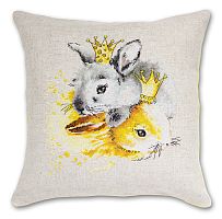 Набор для вышивания подушки Кролики - PB135