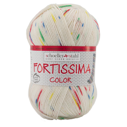 Пряжа Fortissima Socka 4-fach color 75% шерсть 25% полиамид 420 м 100 г Austermann 90028-2401 фото
