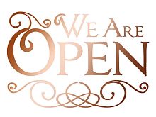 Трафарет We  Are Open