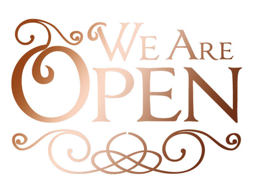 Трафарет We  Are Open фото