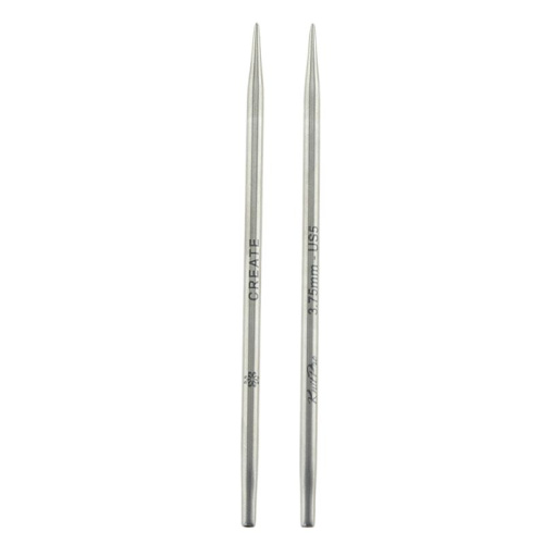 Спицы съемные Mindful 3.75 мм 13 см нержавеющая сталь серебристый 2 шт в упаковке KnitPro 36154