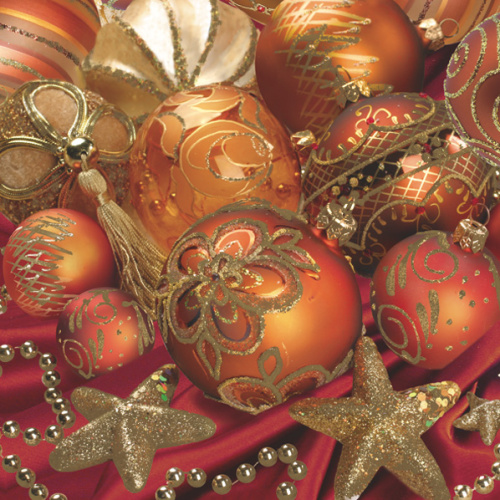 Салфетки - трехслойные Maki коллекция Рождественский обед - SLGW006101 фото