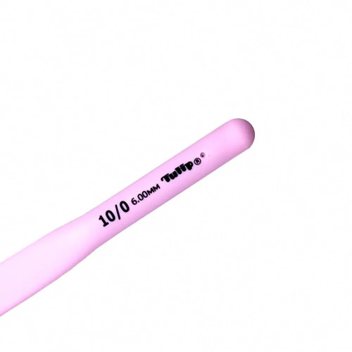 Крючок для вязания с ручкой ETIMO Rose 6 мм Tulip TER-12e фото 4