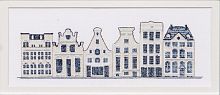 Набор для вышивания Дома в стиле Delft Blue  канва Aida 18 ct THEA GOUVERNEUR 552A
