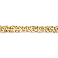 Тесьма SPIRAL ( SAFISA) тип отделочная, арт.25321-10 мм, 15 м, цвет 101, золотой