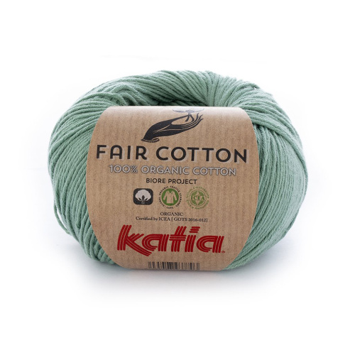 Пряжа Fair Cotton 100% хлопок 50 г 155 м KATIA 1018.17 фото