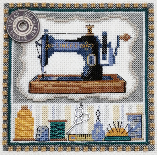 Набор для вышивания Швейная машинка  Марья Искусница 13.003.24 смотреть фото