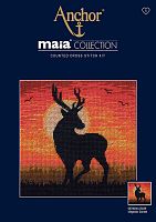 Набор для вышивания Maia Magestic Sunset 13*13 см MEZ Венгрия 5678000-05039