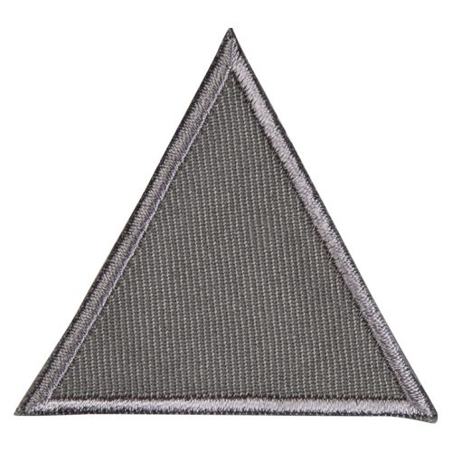 Фото термоаппликация треугольник серый большой  hkm 39465 на сайте ArtPins.ru