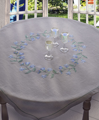 Набор для вышивания Anchor скатерть Bluebell Tablecloth 91*91 см MEZ Венгрия 9240000-02330