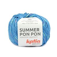 Пряжа Summer Pon Pon 70% вискоза 16% полиэстер 14%  хлопок 50 г 110 м KATIA 1359.60