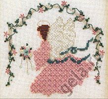 Набор для вышивания бисером "Ангел  с букетом цветов"