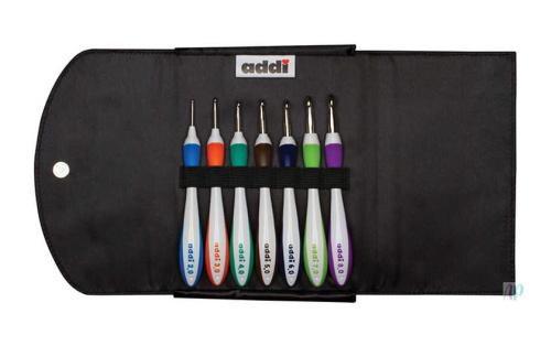 Купить набор крючков для вязания с эргономичной пластиковой ручкой addiswing 640-2 дешево фото 4