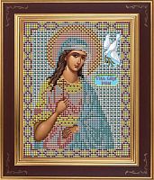 Икона Св. Ирина набор для вышивания бисером Galla Collection М219