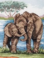 Набор для вышивания Anchor Elephant 23*18 см MEZ PCE963