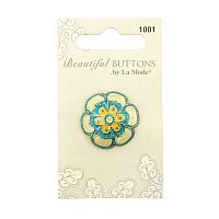 Пуговицы Beautiful Buttons Blue Flower Blumenthal Lansing 1001