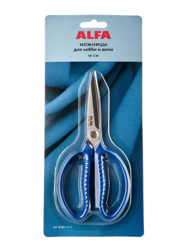 Фото ножницы для хобби и дома 18 см alfa af 6501-70a на сайте ArtPins.ru