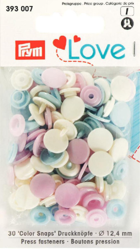 Серия Prym Love - Кнопки Color Snaps диаметр 12.4 мм Prym 393007