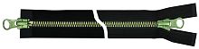 Молния Metalux, двухзамковая, зеленая, тип5 (65см) 580 green 65