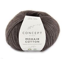 Пряжа Mohair Cotton 70% хлопок 30% мохер 50 г 225 м KATIA 1246.80