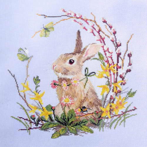Набор для вышивания Весенний кролик 03.016.19 Марья Искусница смотреть фото