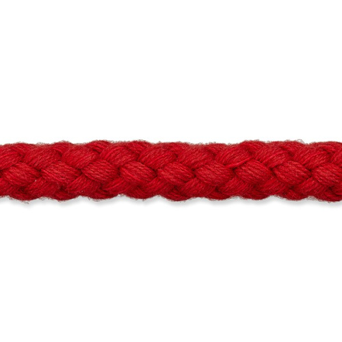 Шнур ширина 7 мм 100% хлопок красный 25 м в упаковке Union Knopf by Prym U0001382001004805