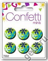 Пуговицы Mini Confetti Mod Green Blumenthal Lansing 7002