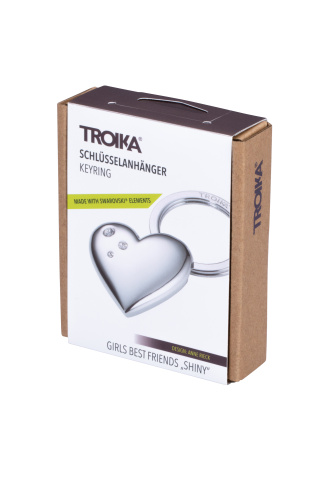 Купить брелок troika сердце с кристаллами swarovski kr15-32/ch фото фото 3