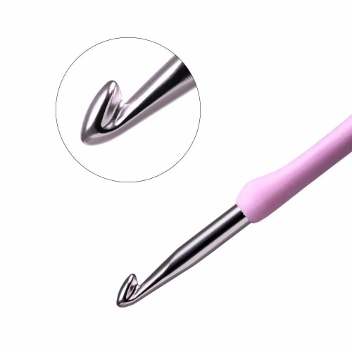 Крючок для вязания с ручкой ETIMO Rose 6.5 мм Tulip TER-14e фото 3