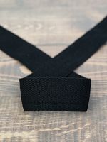 Тесьма киперная SAFISA, 30 мм, 25 м, цвет 01, черный